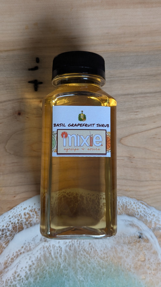 (Pre-Order) Basil Grapefruit Shrub